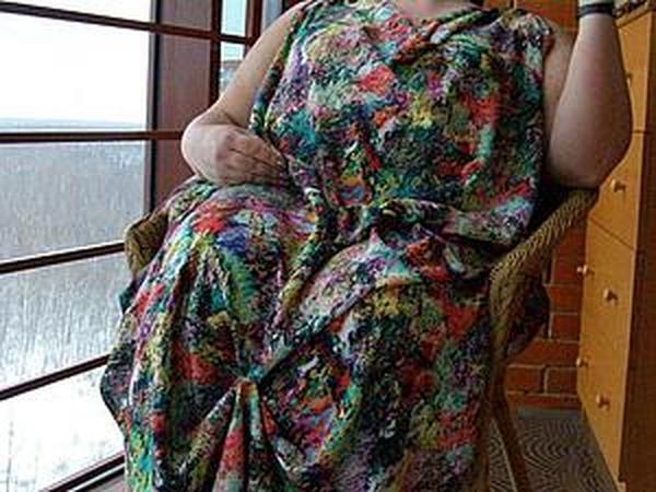 Как сшить летнее платье-сарафан из натуральной ткани. МК по моделированию и пошиву.