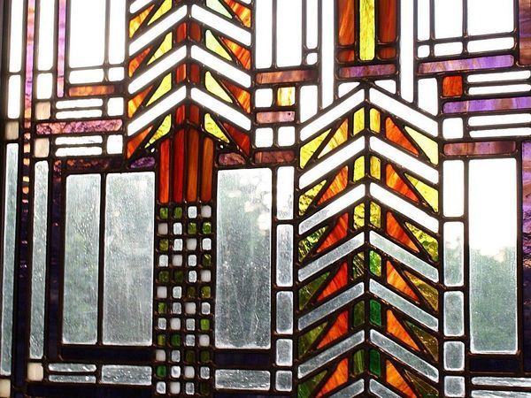 Exquisite Laconism in Stained-glass Windows by Frank Lloyd Wright | Livemaster - handmade