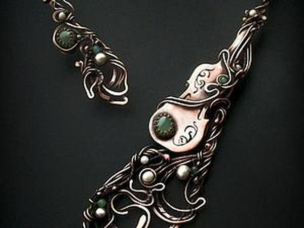 Моя работа участвует в конкурсе Wire wrap | Ярмарка Мастеров - ручная работа, handmade