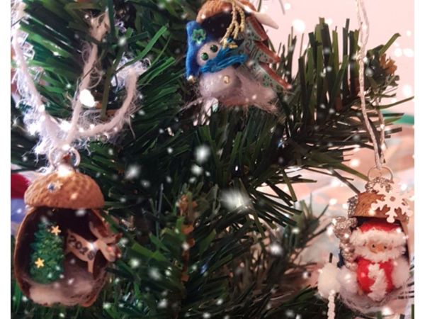 Создаем новогоднюю сказку в желудях | Ярмарка Мастеров - ручная работа, handmade