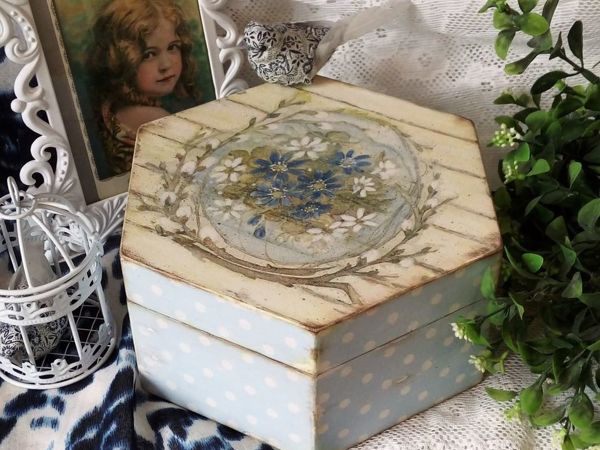 Шкатулка «Романтика» декупаж | Ярмарка Мастеров - ручная работа, handmade