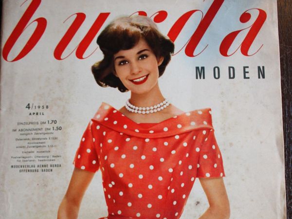Burda moden 4/1958 Бурда Моден | Ярмарка Мастеров - ручная работа, handmade