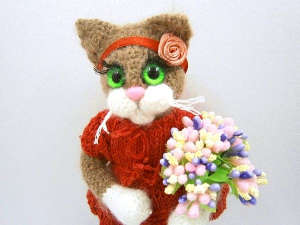 Кошка Искра | Ярмарка Мастеров - ручная работа, handmade