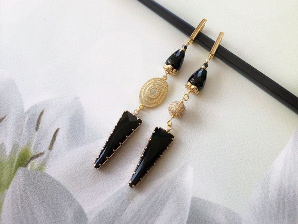 Новые серьги «Black swan» | Ярмарка Мастеров - ручная работа, handmade
