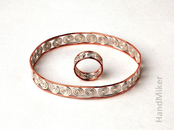 История комплекта «Спираль» | Ярмарка Мастеров - ручная работа, handmade