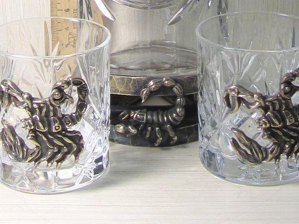 Процесс изготовления бронзовой накладки «Скорпион» на бокалы | Ярмарка Мастеров - ручная работа, handmade