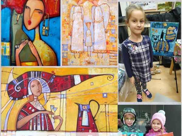 Мастер класс акриловой живописи для взрослых и детей в Спб | Ярмарка Мастеров - ручная работа, handmade