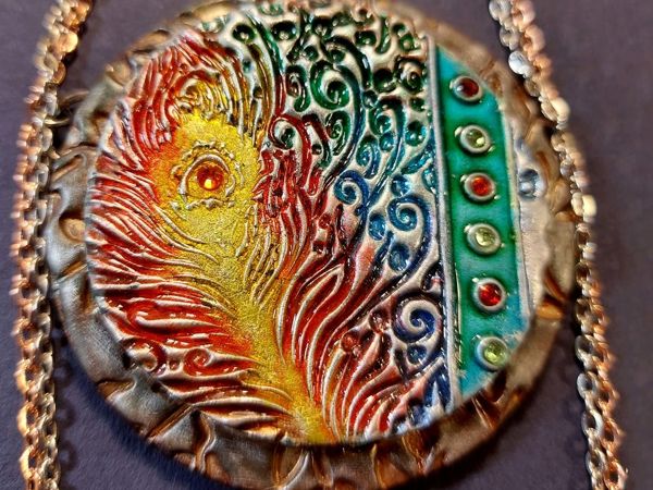 Делаем два кулона из полимерной глины | Ярмарка Мастеров - ручная работа, handmade