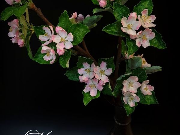 Цветущая яблоня ручной работы из холодного фарфора | Ярмарка Мастеров - ручная работа, handmade