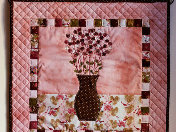 Creating a Patchwork Panel ''Quiet Morning'' | Livemaster - handmade