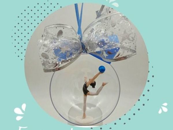 Портретные фигурки гимнасток в шаре и под куполом | Ярмарка Мастеров - ручная работа, handmade