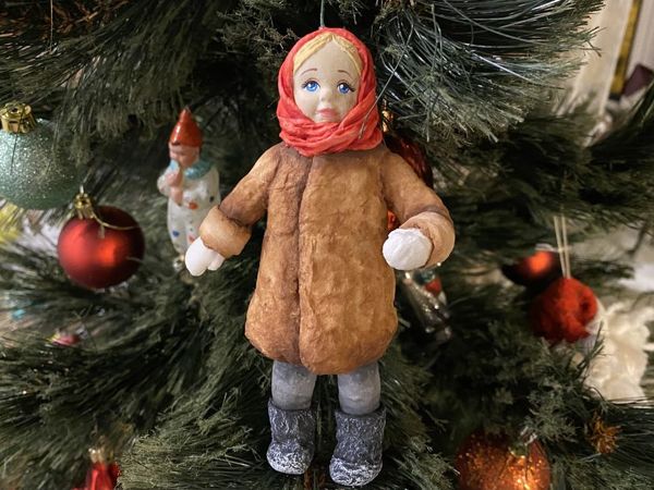 Расписываем ватную ёлочную игрушку | Ярмарка Мастеров - ручная работа, handmade