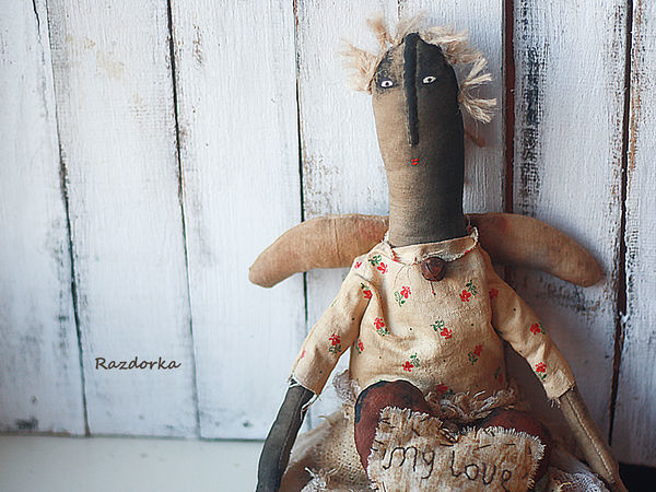 Шьём куклу в стиле «американский примитив» | Ярмарка Мастеров - ручная работа, handmade