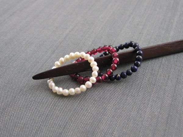 Мягкие колечки из камешков | Ярмарка Мастеров - ручная работа, handmade