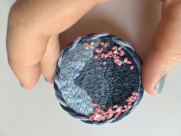 Брошь «Горная сакура» от бренда Panna | Ярмарка Мастеров - ручная работа, handmade Брошь «Горная сакура» от бренда Panna | Ярмарка Мастеров - ручная работа, handmade