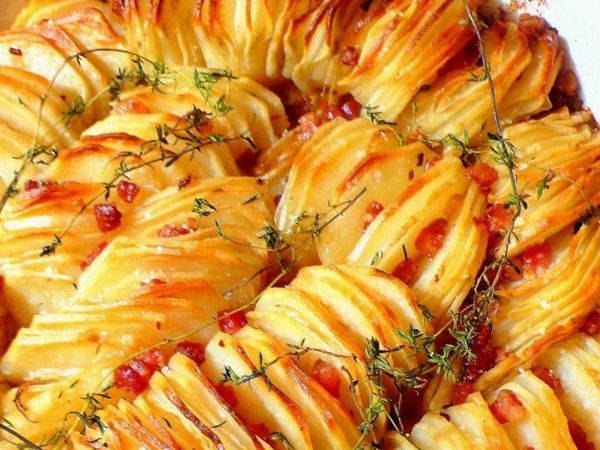Запечённый молодой картофель с Беконом и Овощами | Ярмарка Мастеров - ручная работа, handmade