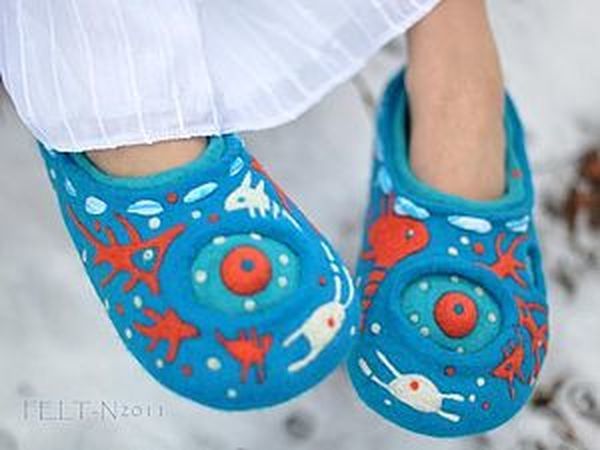 Рисунок иглой на войлоке. | Ярмарка Мастеров - ручная работа, handmade