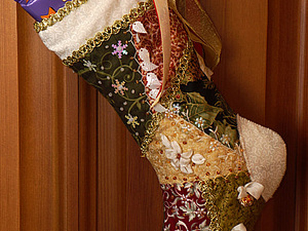 Шьем рождественский крейзи-носочек | Ярмарка Мастеров - ручная работа, handmade