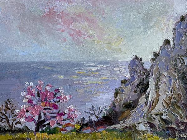 Весна. Симеиз — Е. Шведова. Мой весенний пленэр в Крыму | Ярмарка Мастеров - ручная работа, handmade