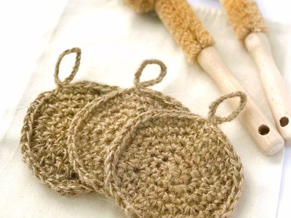 Одна джутовая вместо десяти поролоновых | Ярмарка Мастеров - ручная работа, handmade