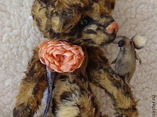 Аукцион на Тедди Котю..:)) с другом мышей | Ярмарка Мастеров - ручная работа, handmade