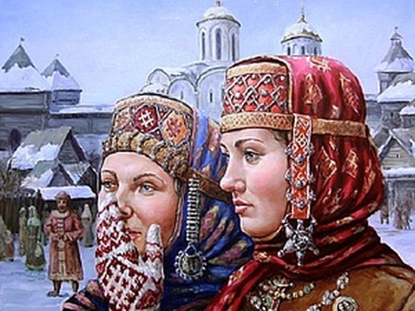 Женские и девичьи головные уборы на Руси
