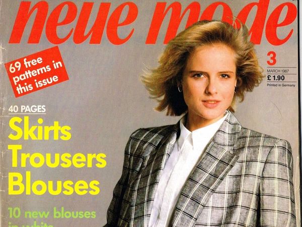 Neue Mode № 3/1987. Фото моделей | Ярмарка Мастеров - ручная работа, handmade