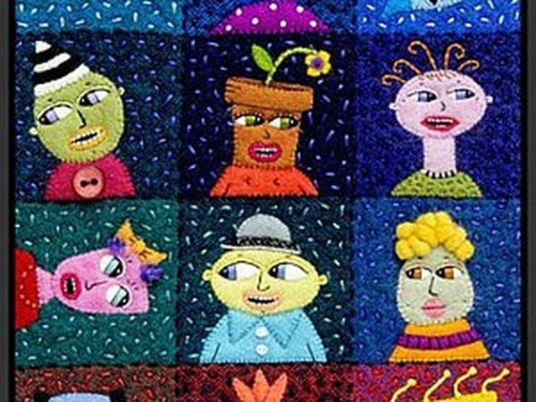 Валяный поп-арт | Ярмарка Мастеров - ручная работа, handmade