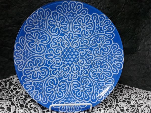 Кружевная роспись тарелки | Ярмарка Мастеров - ручная работа, handmade