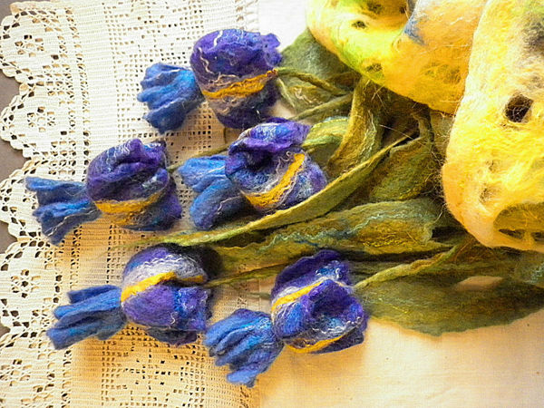Весенние синие ирисы или ирисы Ван Гога | Ярмарка Мастеров - ручная работа, handmade