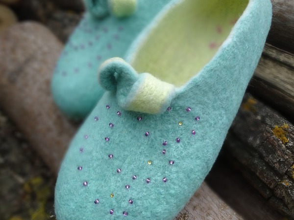 Скидка 15% на тапочки из шерсти! | Ярмарка Мастеров - ручная работа, handmade