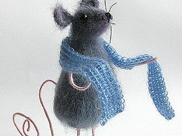 Как связать милую мышку | Ярмарка Мастеров - ручная работа, handmade