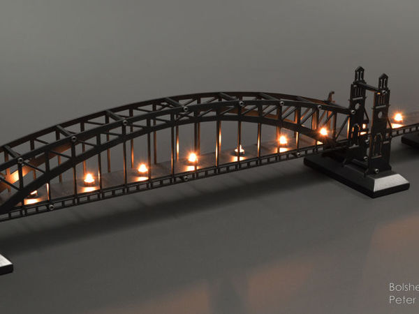 Инсталляция Большеохтинский мост | Ярмарка Мастеров - ручная работа, handmade