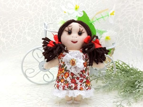 Шьем маленькую куклу | Ярмарка Мастеров - ручная работа, handmade