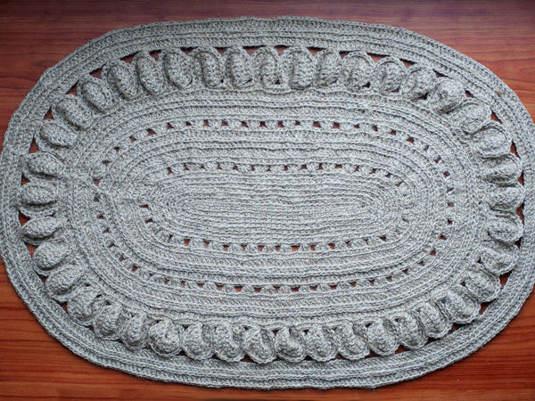 Коврик из джута со скидкой | Ярмарка Мастеров - ручная работа, handmade