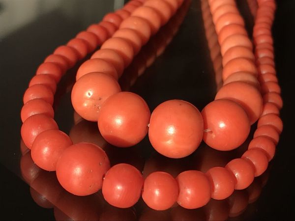 Коралловые бусы | Ярмарка Мастеров - ручная работа, handmade
