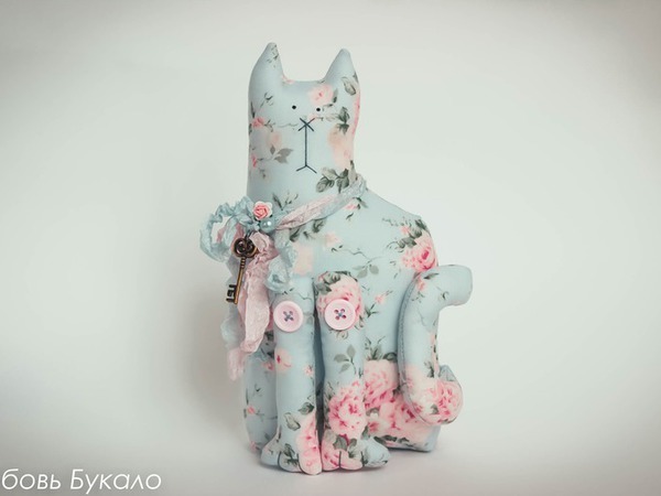 Шьем котика в стиле шебби-шик | Ярмарка Мастеров - ручная работа, handmade