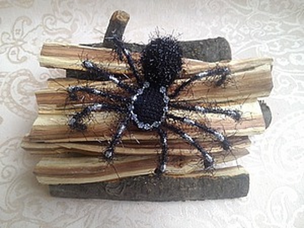 Паук на Хеллоуин DIY МК / Большой паук своими руками / Лучшие идеи декора на Хеллоуин
