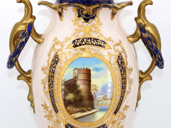 Большая, элегантная ваза, ROYAL BONN, Германия, 1875-1890 | Ярмарка Мастеров - ручная работа, handmade