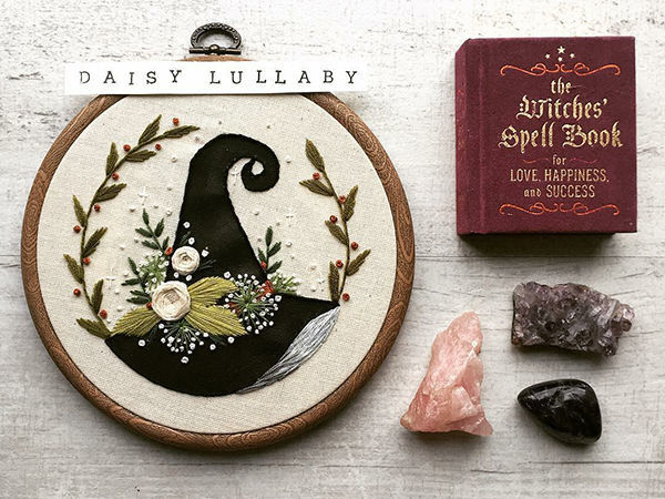 Witch Embroidery: 20 Works by Paige Ashleigh for those who Believe in Magic | Livemaster - handmade