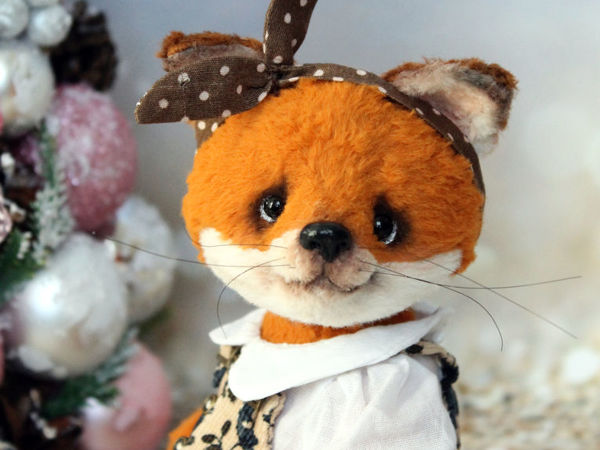 Лисичка Аля, немного процесса создания | Ярмарка Мастеров - ручная работа, handmade