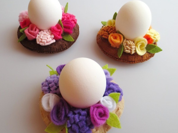 Готовимся к Пасхе: шьем декоративные подставки для яиц | Ярмарка Мастеров - ручная работа, handmade