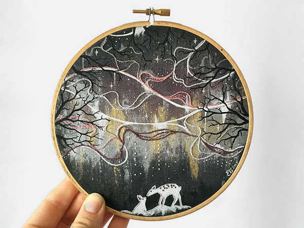 Freedom in Craftsmanship: Amazing Embroidery by Ell Violet | Livemaster - handmade