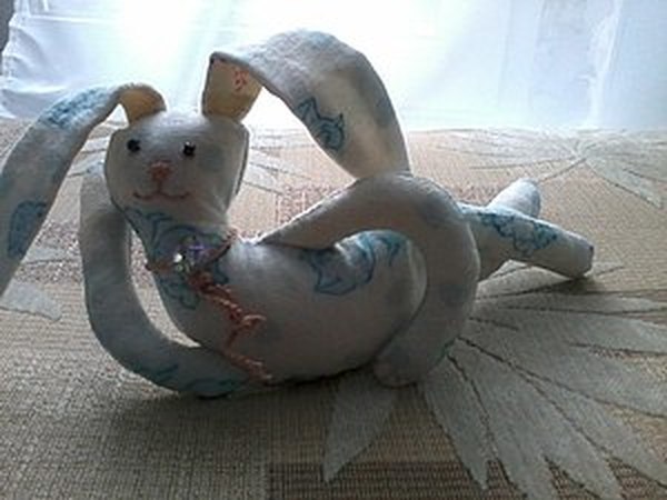 Зайка для сынули: мастер-класс | Ярмарка Мастеров - ручная работа, handmade