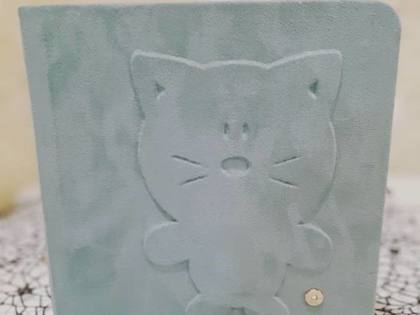 Альбом «КОТИК» в технике тиснения на замше | Ярмарка Мастеров - ручная работа, handmade