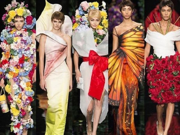 Цветочки, бабочки и рок: новая коллекция Moschino 2018 | Ярмарка Мастеров - ручная работа, handmade