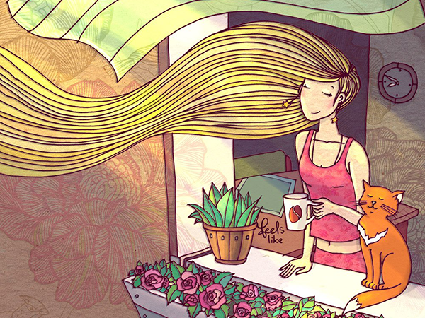Feels Like: Loving and Happy Heroines by Nastia Kamentseva | Livemaster - handmade Feels Like: Loving and Happy Heroines by Nastia Kamentseva | Livemaster - handmade