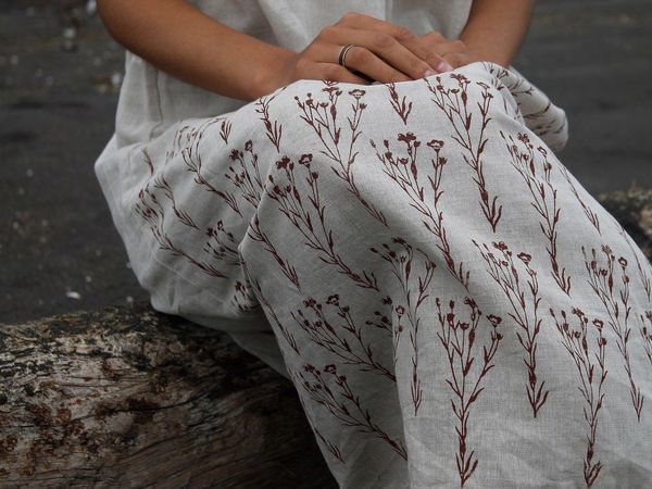 Набойка штампами на ткани | Ярмарка Мастеров - ручная работа, handmade