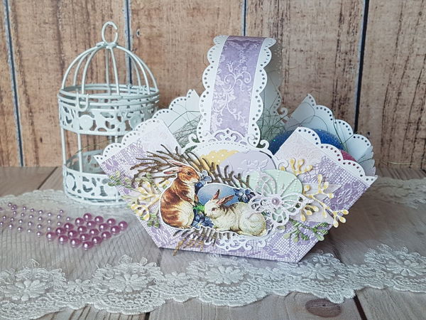 Делаем пасхальную корзинку | Ярмарка Мастеров - ручная работа, handmade