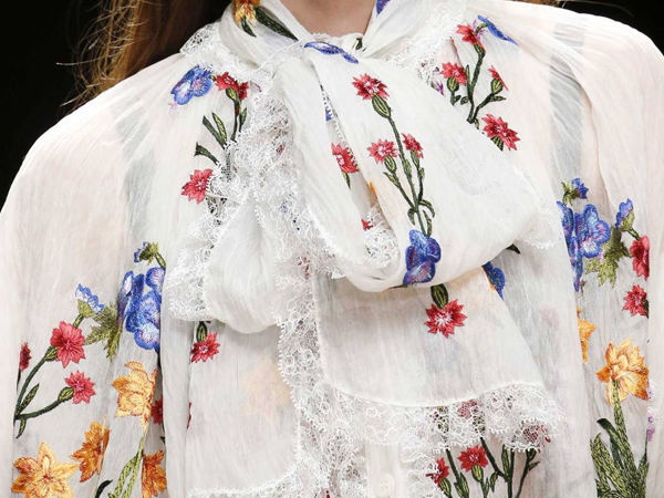 Вышивка гладью на нарядах Dolce&Gabbana — Milan Spring 2019 | Ярмарка Мастеров - ручная работа, handmade